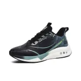 702 Черный Синий Кожаный Верх