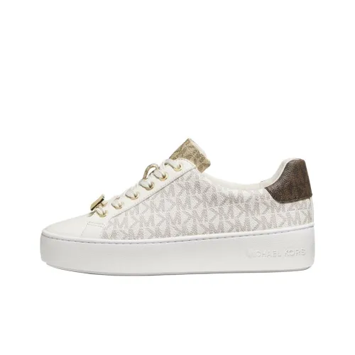 MICHAEL KORS Низкие кроссовки для скейтбординга женские цвет экрю