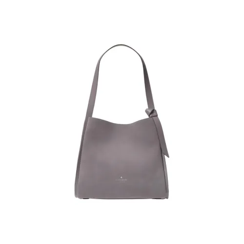 Kate Spade Knott Коровья кожа Сумка на плечо Большая Женская Дикий кролик Серый