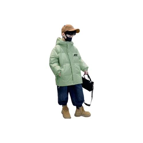 CAMKIDS Зеленый Школьный возраст Пуховики