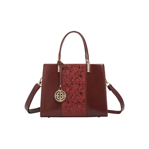 TTaG．baG Microfiber Synthetic Leather One Shoulder Bag Standard Women's Burgundy