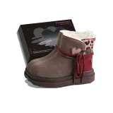 Бургундская эксклюзивная обувь коробка