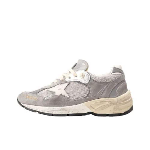 Golden Goose Dad Star Спортивная повседневная обувь Женская Серый Эффект потертости