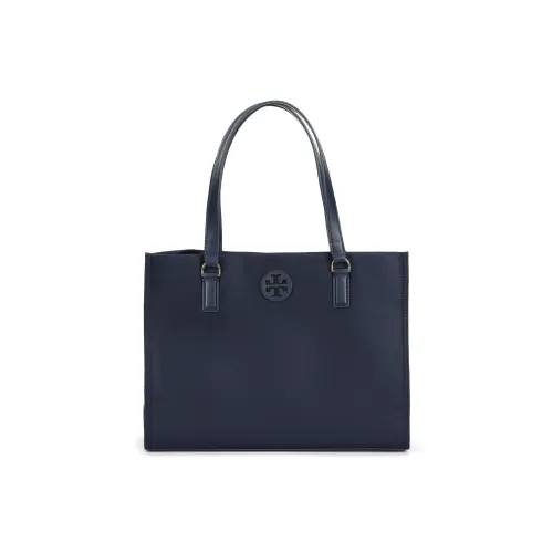 TORY BURCH Ella Нейлон Тоут Сумка Сумка для покупок Сумка Маленькая Унисекс Морской Синий