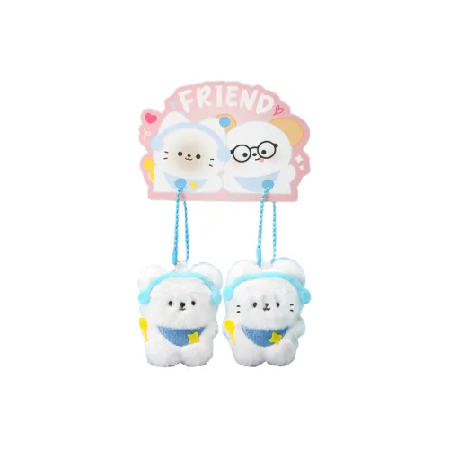 LISHA Милый Пресс Пищащий Еда Животные Плюшевый Брелок 7 см Длина Тела
