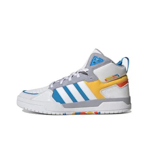 Adidas Neo 100DB MID Slip Resistant Abrasion Resistant MID Топ Скейтборд Кроссовки Женские Белые