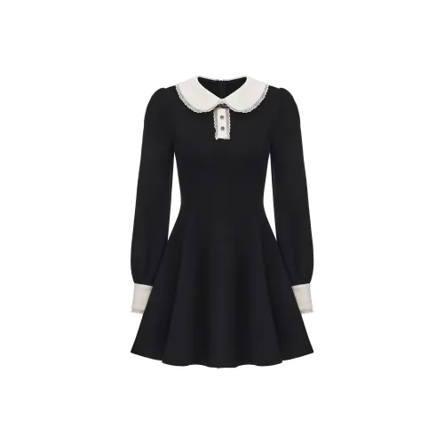 CHIWAWAMEME Длинное платье с длинными рукавами женское