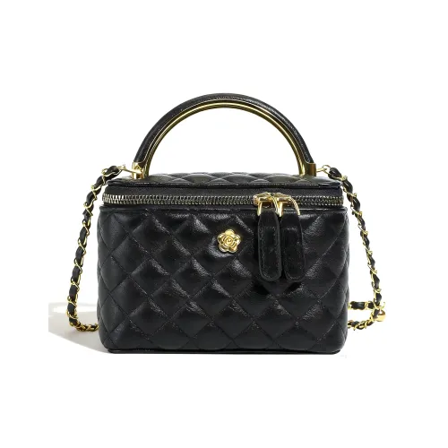 Yakuss ПУ (полиуретан) Сумка через плечо Сумка Обычная Женская Черный Экрю