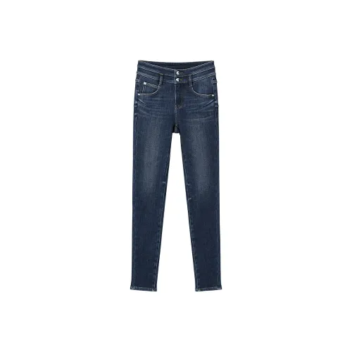 Miss Sixty Medium Dark Blue Women's Jeans Мисс Сиксти Средне-Темно-Синие Женские Джинсы
