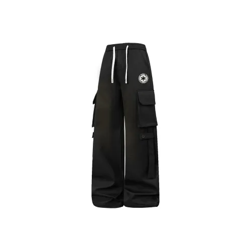 OPMO Черный Съемный Бренд Застежка-липучка Включено Унисекс Карго Брюки