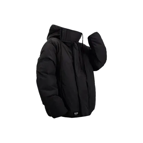 SZSX Черный Унисекс Пуховики