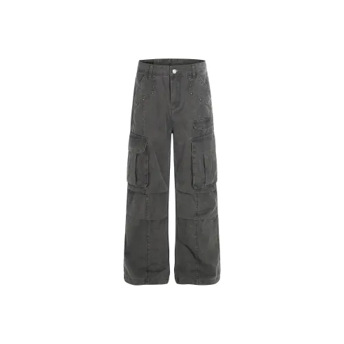 STRUCKCOOL Серые Унисекс Карго Брюки