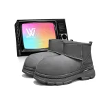 Серый с флисовой подкладкой