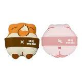 [2 шт] Большой растворимый в воде розовый *1 + ворс розовый *1