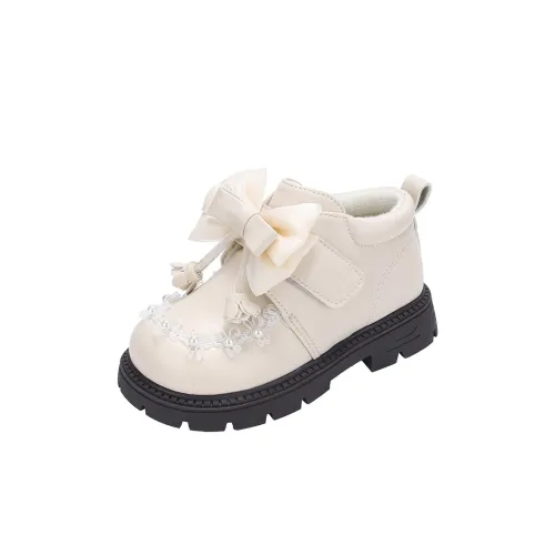 TLIT Детские кожаные сапоги MID Топ Экрю KIDS