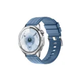 Топаз Синий - Клетка Узор - Ремень из Фторкаучука