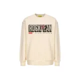 Абрикосовый свитшот с круглым вырезом