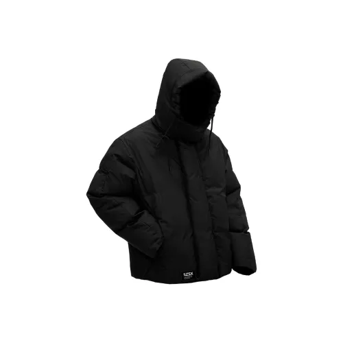 SZSX Черный Унисекс Пуховики