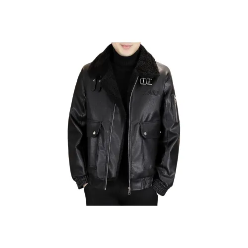 UZXJ Унисекс Кожаные куртки