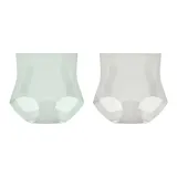 [2 пачки] Ванильный зеленый + элегантный серый (тип A, стандартный размер 10A, антибактериальный)