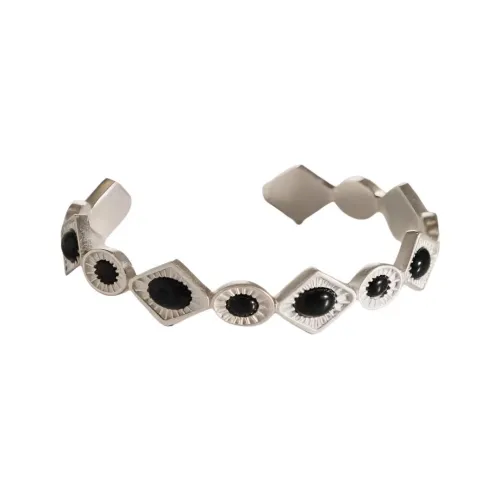 LOPHNE Браслеты из черного агата для женщин