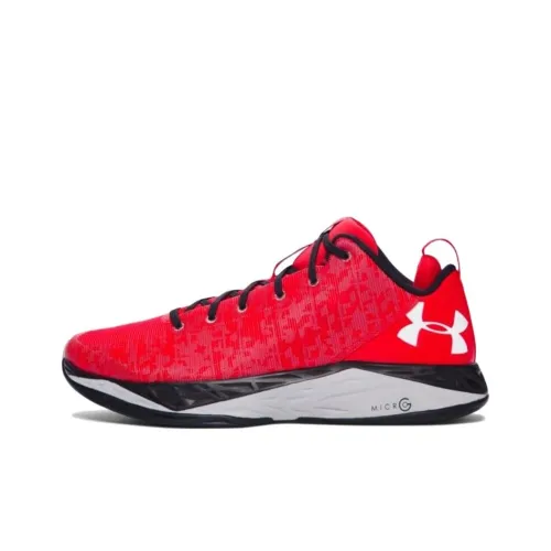 Under Armour Fireshot Low Топ Баскетбольные кроссовки Мужской Красный