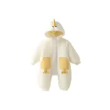 Ecru-A-6 Милый Chick с капюшоном, хлопковый худи