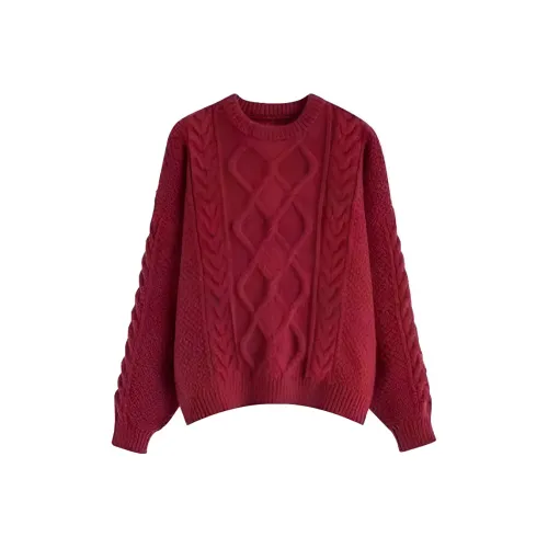 GRAYISMOON Красный Женский Трикотаж