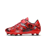 Красный, длинный, заклепки