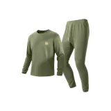 Армейский зеленый (Счастливый Год - Круглый значок на груди) + Армейский зеленый (Однотонный)