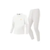 White (Удача Каждый Год Логотип на груди) + Белый (Однотонный)