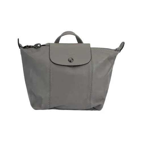LONGCHAMP Le Pliage Cuir Кожа Пельмени Рюкзак Женские Серый