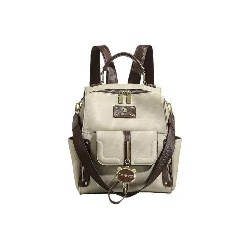 PESASRIE Microfiber Synthetic Leather Backpack Standard Women's