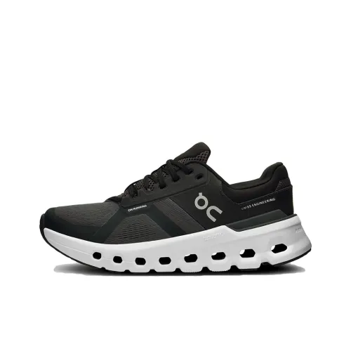 On Cloudrunner 2 Slip-Resistant Abrasion-Resistant Breathable Low-Top Running Shoes Women's Black На Cloudrunner 2 противоскользящие устойчивые к истиранию дышащие низкие кеды для бега женские черные