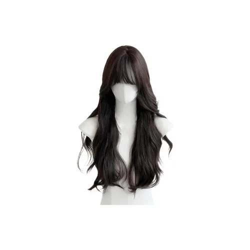 BEIQING Перука для женских милый стиль тонкая чёлка повседневная большая волна