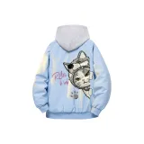 Light Blue [MY1099 Хлопковый пуховик](Термический, Нескользкий, Стильный)