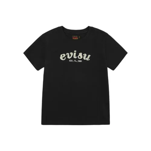 EVISU Черные Женские T-рубашки