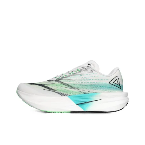 PEAK Амортизация Дышащий Низкий Топ Беговые кроссовки Унисекс Айвори Зеленый