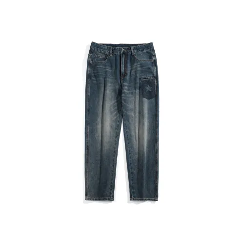 UKTK Синий Мужской Джинсы