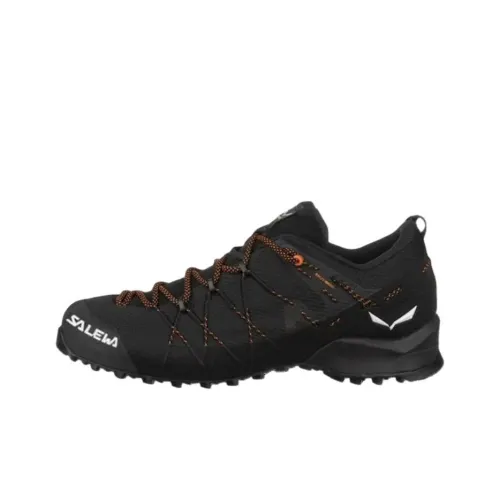 SALEWA WILDFIRE 2 Амортизация Износостойкий Низкий Топ Альпинистская Обувь Мужская Черная