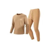 Хаки (Счастливый Год - Круглый Логотип на груди) + Хаки (Однотонный)