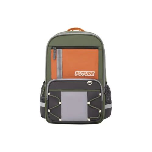 DR.KONG Полиэстер Мужской и Женский Рюкзак Зеленый Розовый