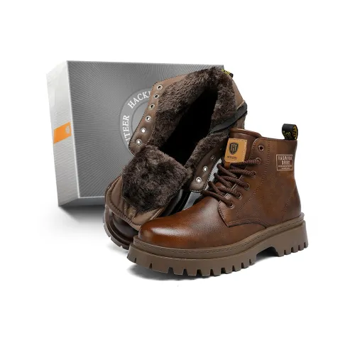 HACKBUTEER Ankle Длина (размер в длину) Martin Boot Унисекс Коробка Включено