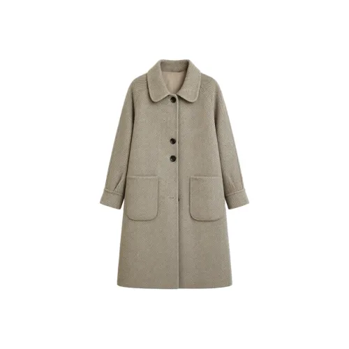 Olivia Share777 Абрикос Женское Пальто