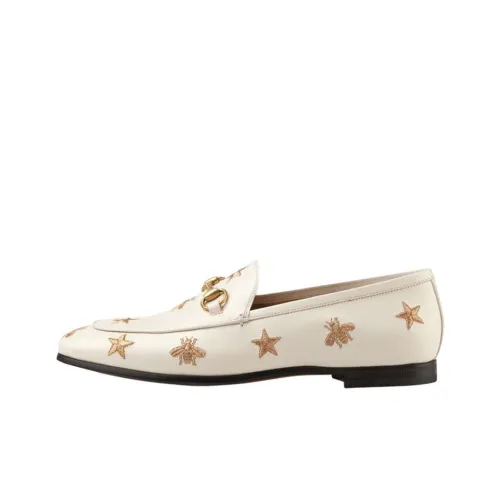 GUCCI Jordaan Лоферы Женские Белые