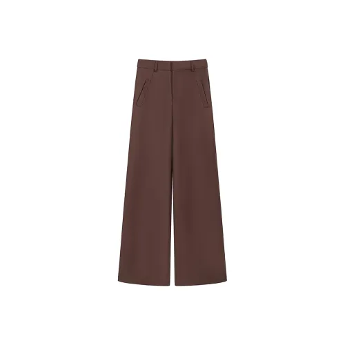 XINTATA Женские Повседневные Брюки Красно-коричневого цвета