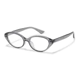 Прозрачно-серый с трехсторонней заколкой для линз