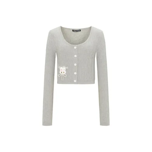 FRAIL STATE Серый Женский Трикотаж