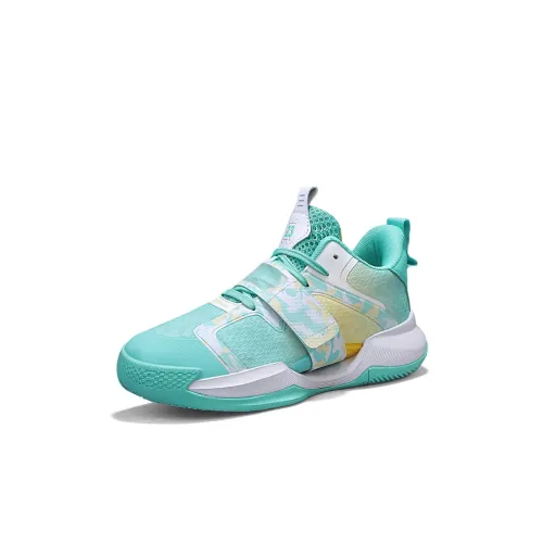 ZHIO Износостойкий Легкий Амортизирующий Противоскользящий Детские Баскетбольные Кроссовки для Малышей