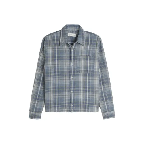 Hollister Сланец Клетка Мужская Рубашка